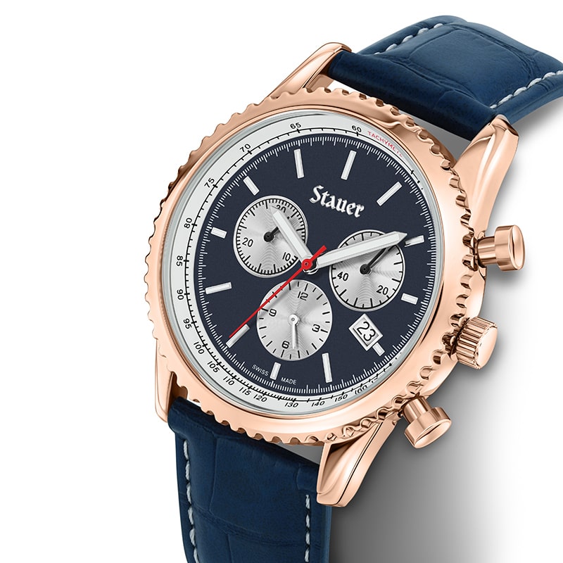 Swiss Made Navigator Chronograph (leather band)